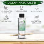Urban Naturals Stress Relief Eucalyptus Spearmint Reed Diffuser Oil Refill | Fill Your own DIY Diffuser Bottle! Includes Replacement Reed Sticks