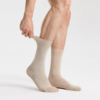 VRD Men’s Dress Socks, Bamboo 5-Pack Mens Socks, Mid Calf Length, Crew Socks Gift for Men Shoe Size 8-13