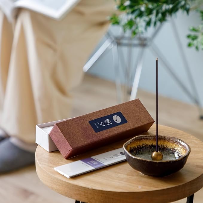 Asayu Japan Incense Sticks Assortment - 5 Floral Fragrances, 20g, 100% Made in Japan Incense Sampler Variety Pack - for Yoga, Zen Meditation & Relaxation