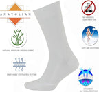 anatolian DRESS SOCKS Natural Comfortable Soft Classy - Made In TURKEY for Men Women Dress or Casual Footwear
