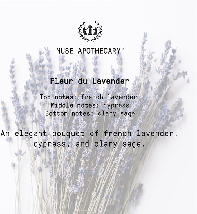 Muse Apothecary Pillow Ritual - Aromatic, Calming and Relaxing Pillow Mist, Linen and Fabric Spray - Infused with Natural Aromatherapy Essential Oils - 8 oz, Fleur du Lavender, 2 Pack