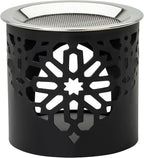 Frankincense Incense Burner with Tealight – Durable Black Iron, Height 2.36 Inches – HANDCRAFTET Aromatic Censer for Safe Burning and Elegant Home Décor