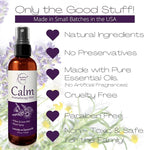 Calm Aromatherapy Mist with Lavender & Chamomile Essential Oil. Natural Sleep & Pillow Spray, Room & Linen Mist. Lavender Spray Air Freshener for Relaxation & Sleep - Brookethorne Naturals