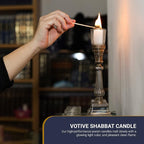 Only Kosher Candy Neronim 4 Hours Burning Time Votive Shabbat Candle, Traditional Shabbos Candles, 72 Pack