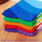 DRASEX Men's Dress Socks Funky Colorful Pattern Cotton Novelty Casual Crew Socks