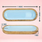 Raajsee Hand Painted Incense Holder,Wooden Incense Burner,Ash Catcher, Incense Tray 11x4x1.5 Inches, Best for Home Fragrance-Aesthetic Room Décor