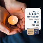 GoodLight Unscented Vegan and Paraffin-Free Tea Light Candles (24 Candles)