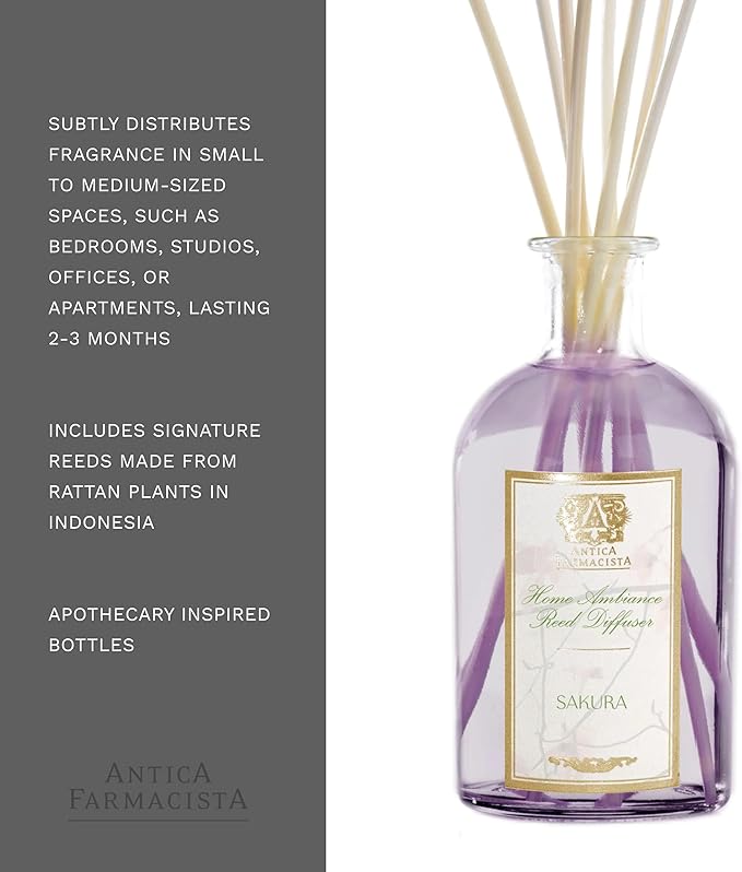 Antica Farmacista Home Ambiance Diffuser, Sakura, 8.45 Fl Oz