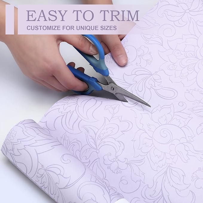 10 Sheets Drawer Liners for Dresser Scented Drawer Liners Non Adhesive Scented Paper for Fragrant Home Shelf Closet(Lavender,Cute Pattern)