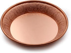 Copper Offering Prayer Ritual Bowl - Hand-Hammered Brass Decorative Plate Great for use Smudging, Incense Burner Holder,Candle Dish, Ash Catcher,Jewelry Dish,keys Basket
