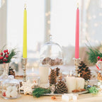 30 Pack 10 inch Assorted Color Spell Taper Candles –Unscented Dripless,Taper Candles for Rituals, Prayer, Birthdays, Meditation, Altar, Spells, Chime Candles - Ideal for Witches-10 Colours.