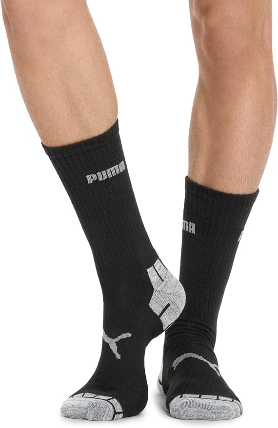 PUMA mens 6 Pack Crew Socks