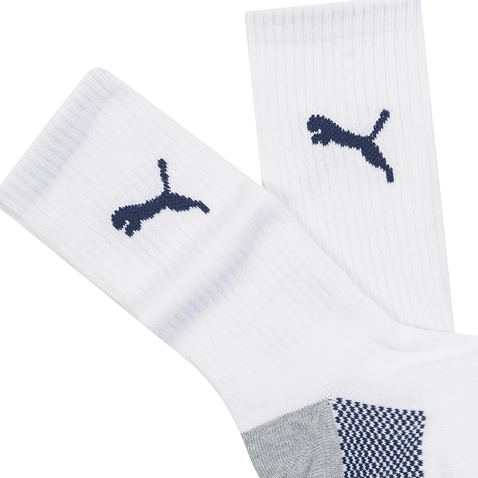 PUMA mens 6 Pack Crew Socks