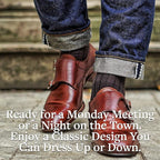 Merino Wool Dress Socks for Men – Over-the-Calf, Ribbed Wool Dress Socks for Size 8-12 – Breathable, Reinforced Heel and Toe