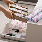 BBTO 20 Sheet Fragrant Drawer Liners for Dresser Scented Cabinet Paper Liners for Shelves 15.8 x 22 Inches Non Adhesive Drawer Paper Mats for Home Shelf Close(Bow)