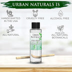 Urban Naturals Stress Relief Eucalyptus Spearmint Reed Diffuser Oil Refill | Fill Your own DIY Diffuser Bottle! Includes Replacement Reed Sticks, 4 oz (2 Pack)