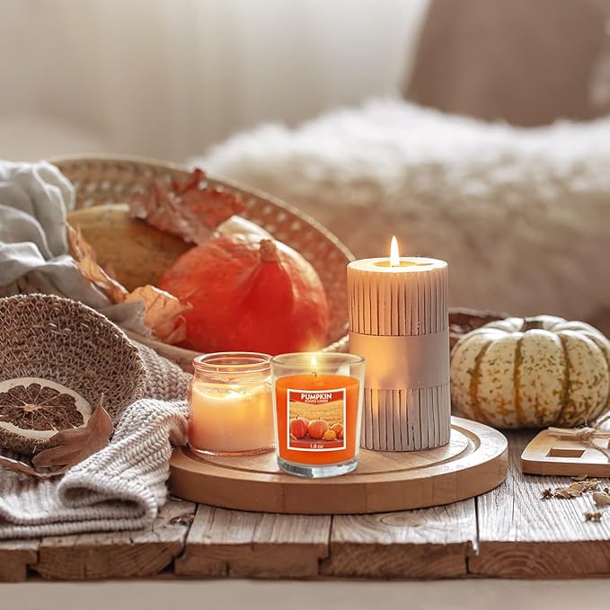 20 Packs Scented Aromatherapy Candle with 10 Fragrances, 1.8 Oz Soy Votive Candle for Home Decoration, Candle Gifts Baskets for Christmas Thanksgiving Anniversary