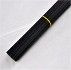 50 Pieces Fiber Reed Diffuser Replacement Refill Sticks for Aroma Fragrance (Black, 12" x3.5mm)