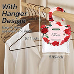 15 Packs Rose Scented Sachets Bag for Drawers and Closets, Air Freshener for Home Fragrance Sachet, Long-Lasting Hanging Closet Deodorizer Smell Goods for House