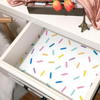 10 Sheets Drawer Liners for Dresser Scented Drawer Liners Non Adhesive Scented Paper for Fragrant Home Shelf Closet(Lavender,Confetti)