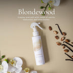 Grow Fragrance Scented Fabric and Room Air Freshener Spray - Certified Non-Toxic, 100% Plant-Based Essential Oils - 5 oz (Blondewood + Woodland Sage 2-Count)