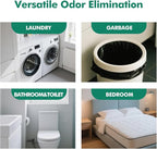 Clean-n-Fresh Toilet Spray 6.8 Fl.Oz, Poop Spray Beach Coco, Bathroom Air Fresheners Spray, Long Lasting Odor Eliminator - Coconut, Vanilla & Lily of the Valley