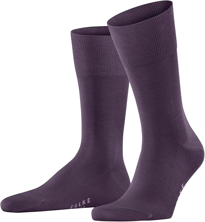 FALKE Men's Tiago Dress Socks, Sustainable Cotton, Crew, 1 Pair