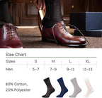 Men's Socks, Ultra Thin Breathable Cotton Mens Dress Socks (5 pack), Super Soft and Lightweight Sock for Men
