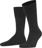 FALKE Men's Airport Dress Socks, Premium Merino Wool Cotton Blend, Sustainable Luxury, Eco-Friendly Business Casual, 1 Pair