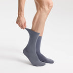 VRD Men’s Dress Socks, Bamboo 5-Pack Mens Socks, Mid Calf Length, Crew Socks Gift for Men Shoe Size 8-13