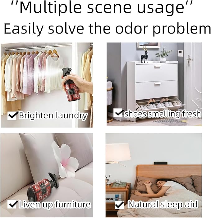 Natural Room Spray Pure Essential Oils Cherry blossoms Pillow Spray for Bedding Pillows Sheets Curtains and Fabric Aromatherapy