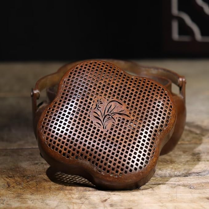 Copper Incense Burner Chinese Brass Incense Holder Traditional Copper Zen Incense Burner Sandalwood Burner Decoration Censer