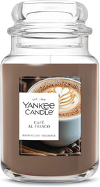 Yankee Candle Café Al Fresco Scented Candle, 22oz Large Jar with up to 150 Hour Burn Time, Giftable