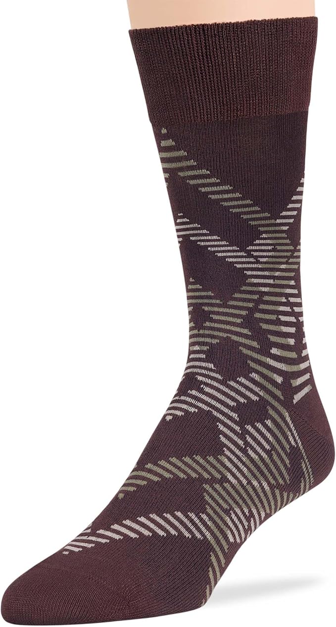 7BigStars Mens Dress Socks – 4 Pack Bamboo Crew Fit, Solid or Patterned, Thin Seamless Breathable Business