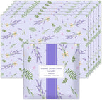 SCENTORINI Shelf Liners for Kitchen Cabinets Non-Adhesive, Lavender Scented Drawer Liners, 14.3 x 19.6 Inch 6 Sheets, for Dresser Bedroom Shelf Closet