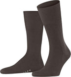 FALKE Men's Airport Dress Socks, Premium Merino Wool Cotton Blend, Sustainable Luxury, Eco-Friendly Business Casual, 1 Pair