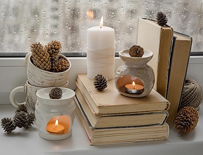 Tea Lights Candles - 4.5 Hour Burn Time - 10 Pack Bulk Candles - White Unscented - Travel Candles - Shabbat Candles - Long Burn Time