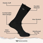 DOCKERS Men's Performance Socks - 3-Pairs and 6-Pairs Athletic and Dress Crew Socks for Men