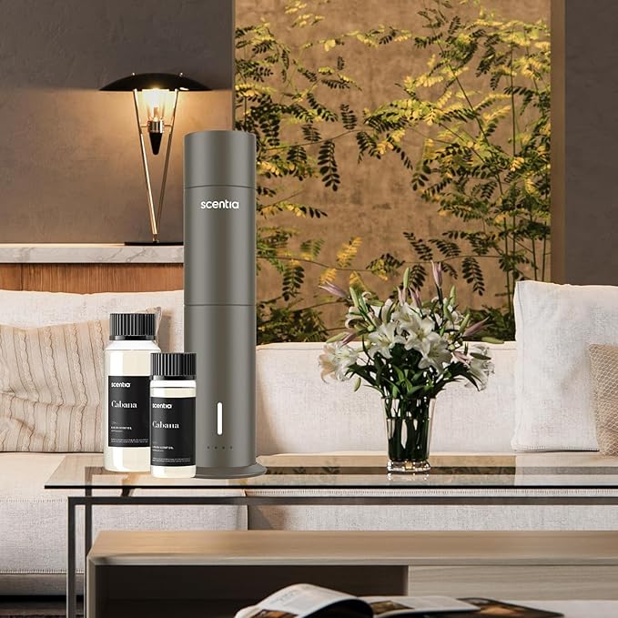 Hotel Diffuser Oil Inspired by 5-Star Hotel Scent - 500 ml 16.9 fl oz - Fragrance Oil Blend Jasmine, Bergamot & Fresh Marine Notes for Aromatherapy Diffusers and Humidifiers - Cabana