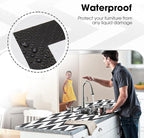 Drawer and Shelf Liner, Non-Slip Kitchen Cabinet Liners Non-Adhesive Thick Strong Grip Waterproof Washable Mats Protect Dresser Shelves Cupboard Bathroom Cabinets, Chevron, 18 in X 20 FT