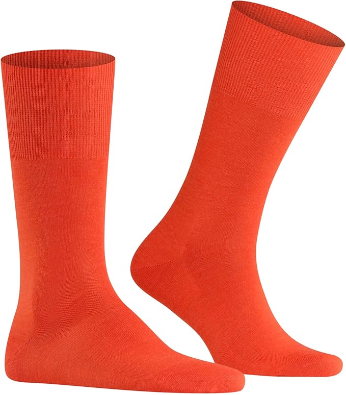FALKE Men's Airport Dress Socks, Premium Merino Wool Cotton Blend, Sustainable Luxury, Eco-Friendly Business Casual, 1 Pair