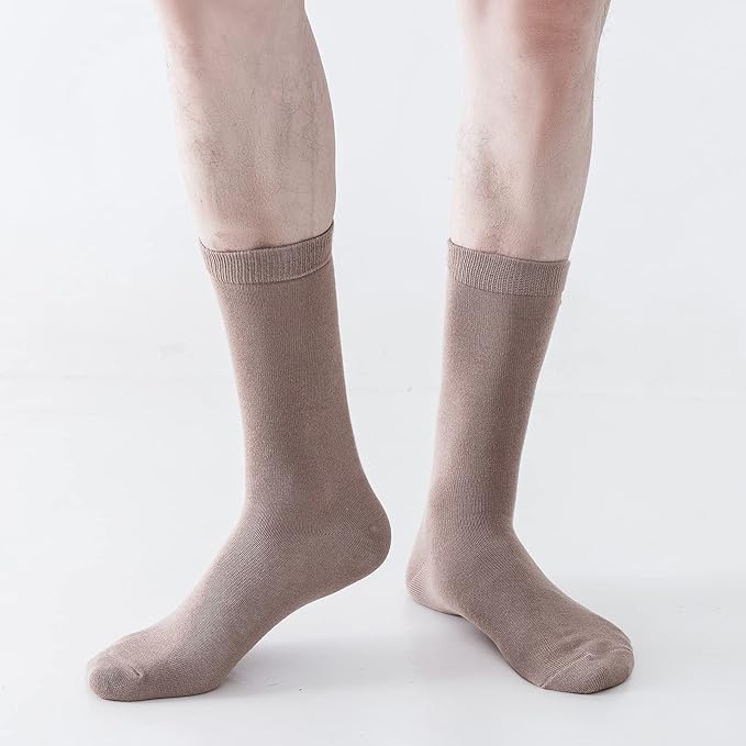Sock Amazing Unisex Bamboo Rayon Socks Super Soft Black Crew Socks 8 Pack