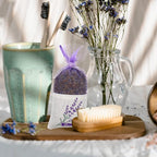 Garneck 30pcs Sachet Bags Empty Lavender Sachet Bags Empty Purple Sacks with Drawstring Lavender Accessory Air for Wedding Party Decoration Ornament (Light Purple) Sachets