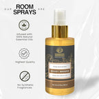 Luxurious Essential Oil based Room Spray by Enhanced Essentials|100% Natural & Synthetic Free|Elevates Ambiance with a Soothing Woody Aroma|Refreshing,Grounding & Calming|3.4 fl oz (100 ml)