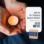 GoodLight Unscented Vegan and Paraffin-Free Tea Light Candles (100 Candles)