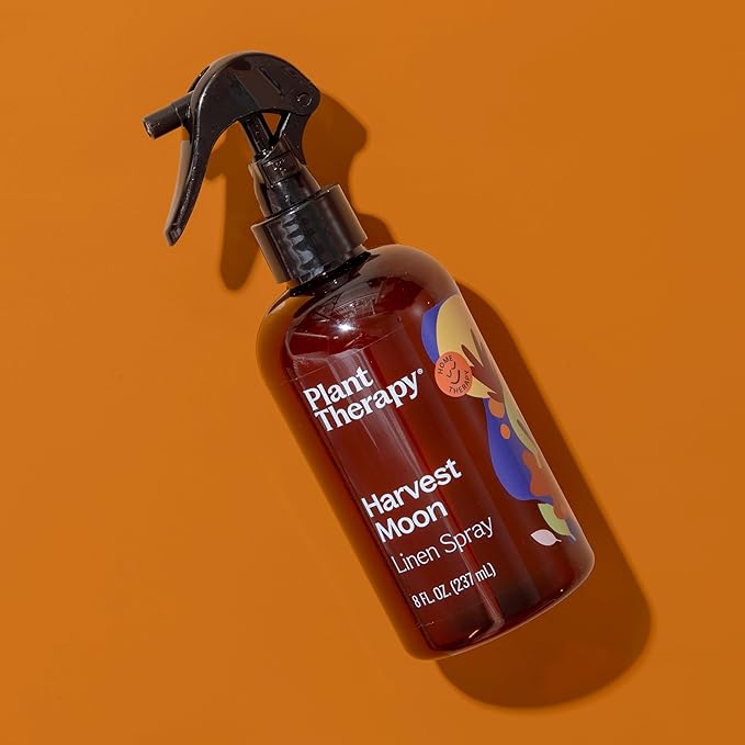 Plant Therapy Harvest Moon Fall Linen Spray 8 oz All Natural Pillow and Linen Spray, Powered by Essential Oils, Aromatherapy