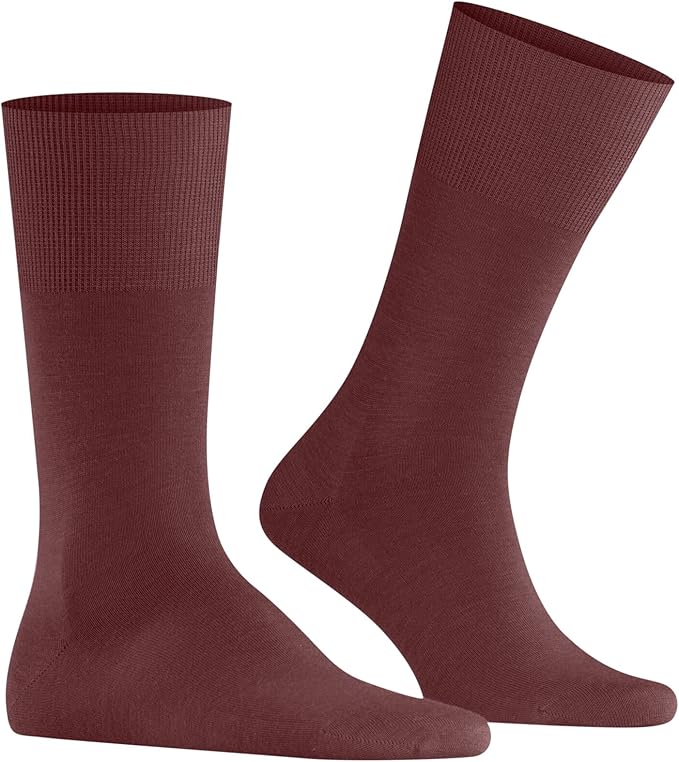 FALKE Men's Airport Dress Socks, Premium Merino Wool Cotton Blend, Sustainable Luxury, Eco-Friendly Business Casual, 1 Pair
