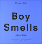 Boy Smells Dynasty Salt Cotton Candle - 8.5 oz Luxury Candle with Pink Pepper, Cotton Accord, and Musk - Cotton Wick - Up to 50-Hour Burn - Cotton Wick