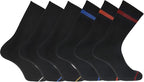 DOCKERS Men's Performance Socks - 3-Pairs and 6-Pairs Athletic and Dress Crew Socks for Men