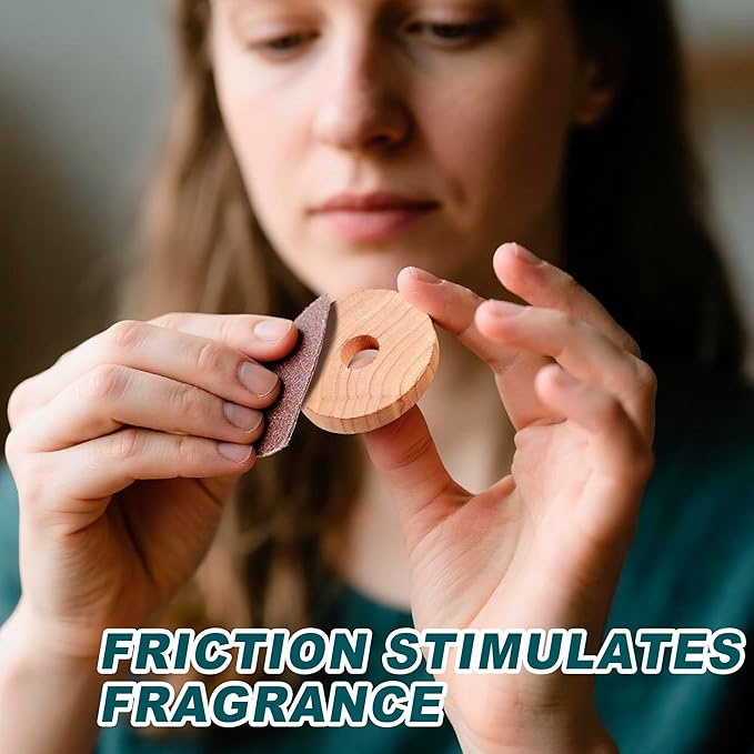 Cedar Blocks for Clothes Storage 40Pcs, Cedar Ball and Chips for Closets and Drawers,Natural Cedarwood for Closets, Fresh Scented Sachets